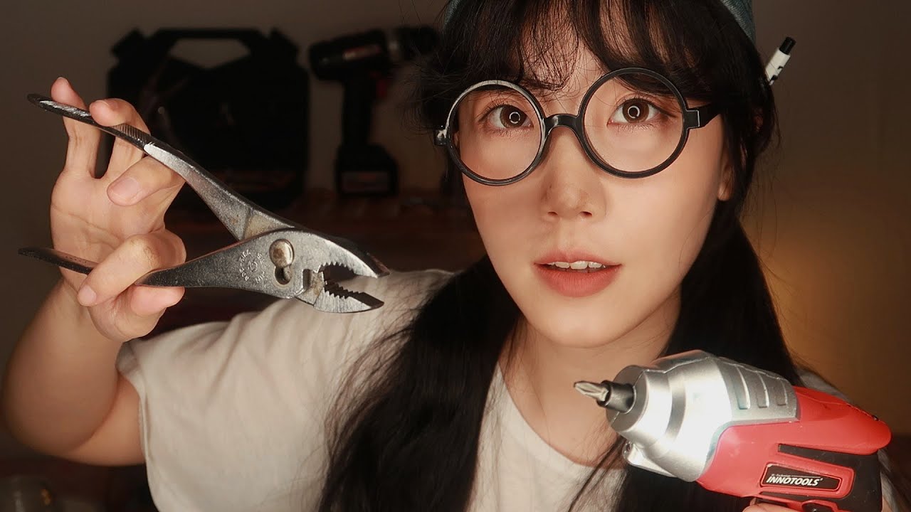 ASMR 고장난 귀 수리 해드릴게요 / ear repair sound (ENG SUB)