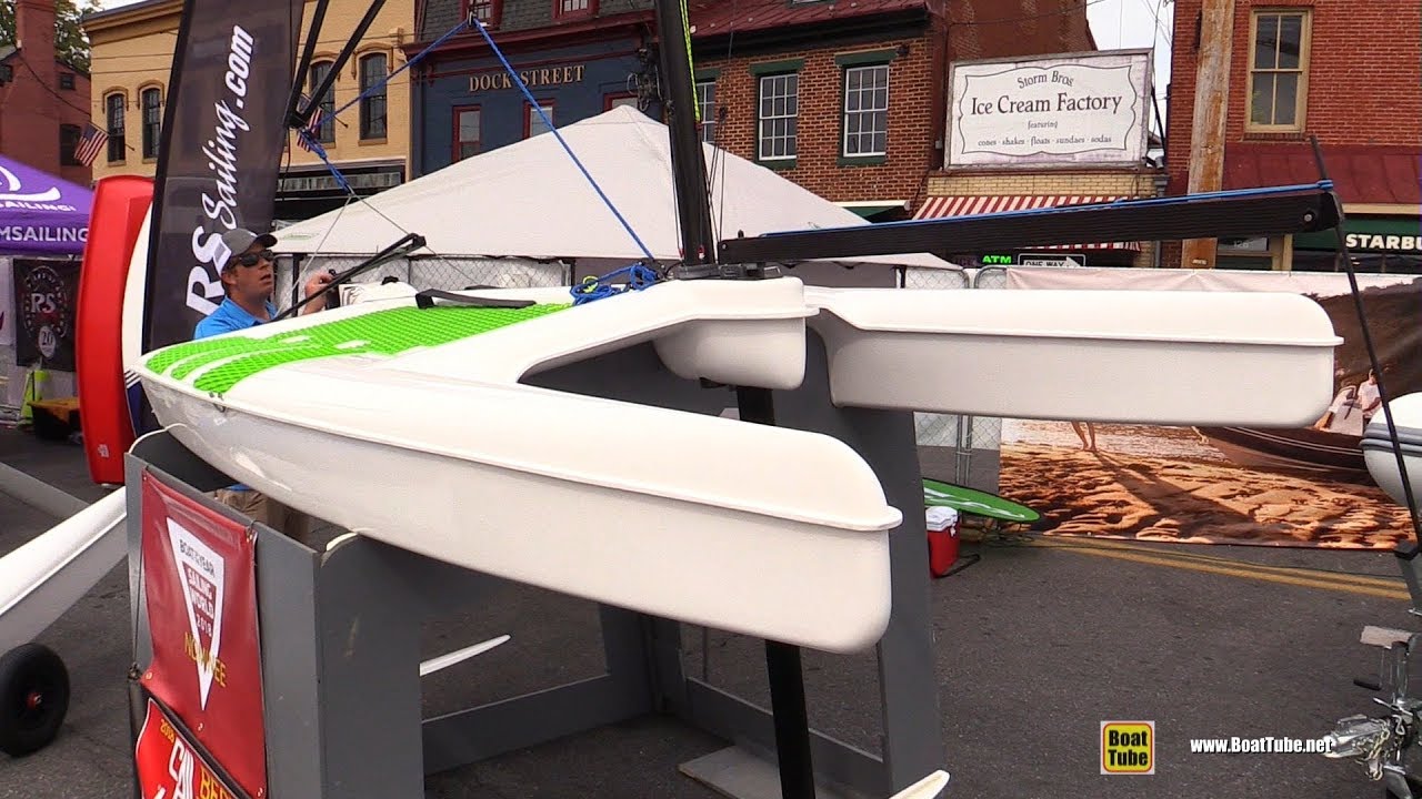 2017 UFO Foiling Sail Catamaran - Walkaround - 2017 Annapolis Sail Boat Show
