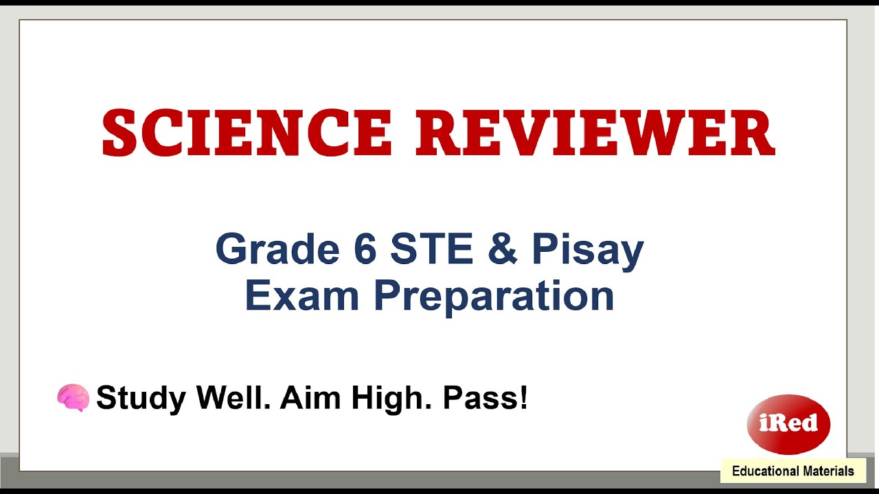 Science Reviewer for STE & Pisay Entrance Examinations