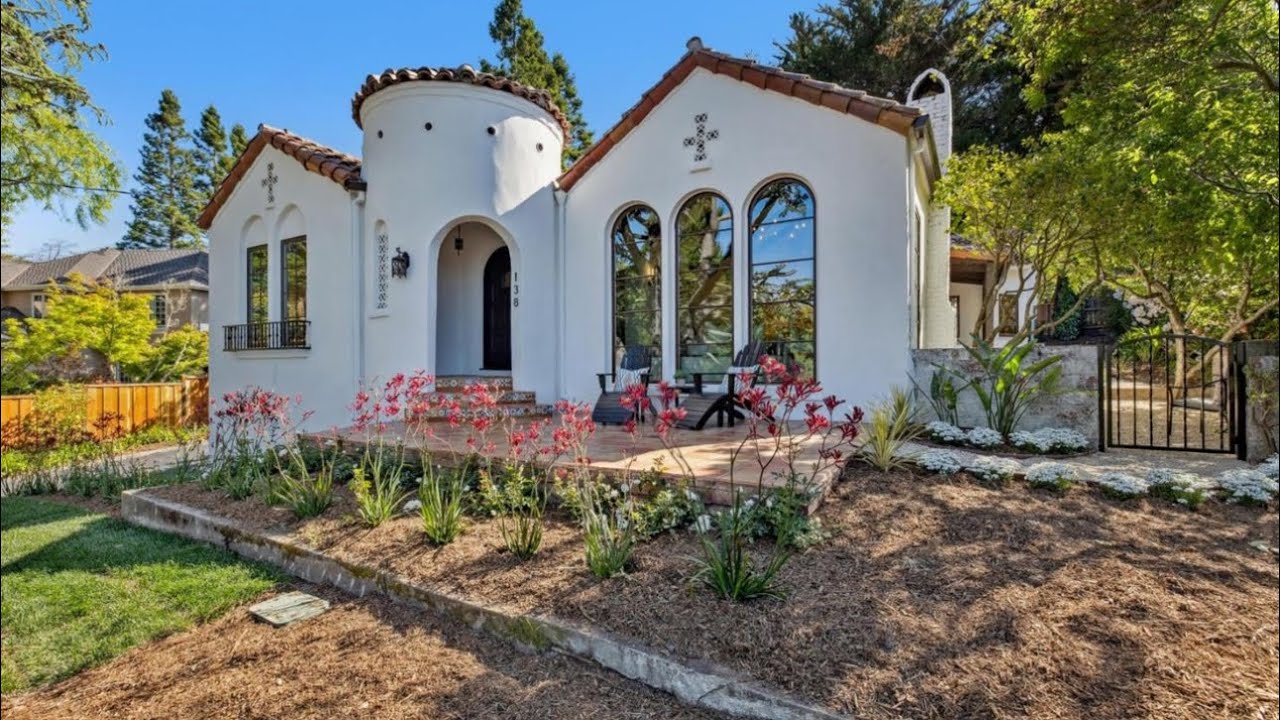 🏡【湾区西班牙风格百年豪宅｜Burlingame Hills】