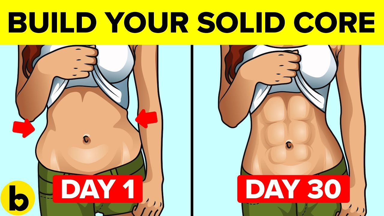 12 Exercises To Build A Rock Solid Core In 4 Weeks