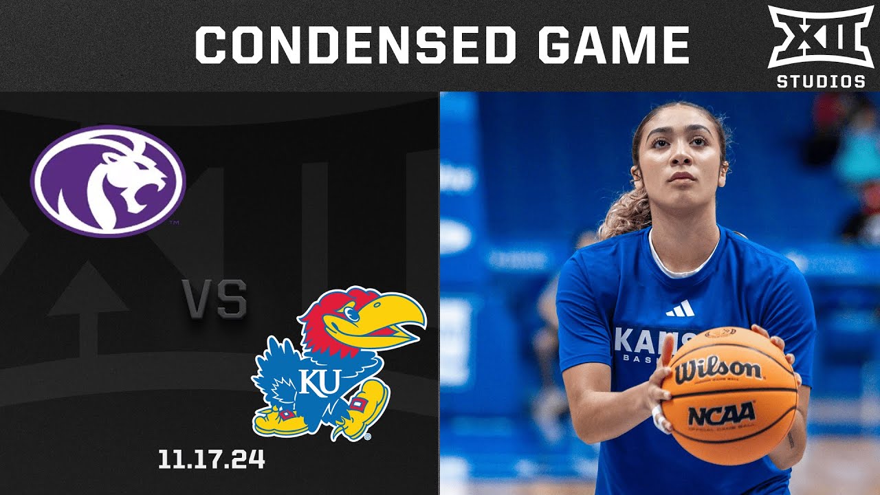 North Alabama vs. Kansas Condensed Game | 2024-25 Big 12 Women's Basketball