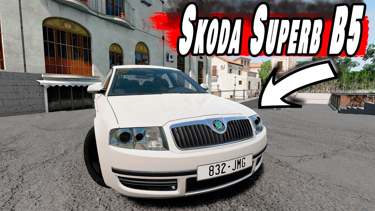 Skoda Superb B5 – Speed & Destruction in BeamNG.drive