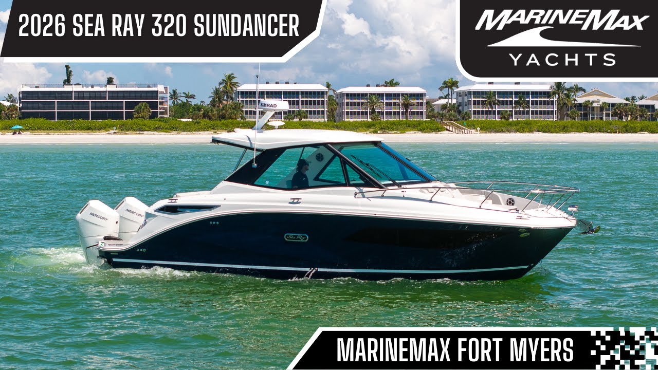 New 2026 Sea Ray 320 Sundancer Available | MarineMax Fort Myers
