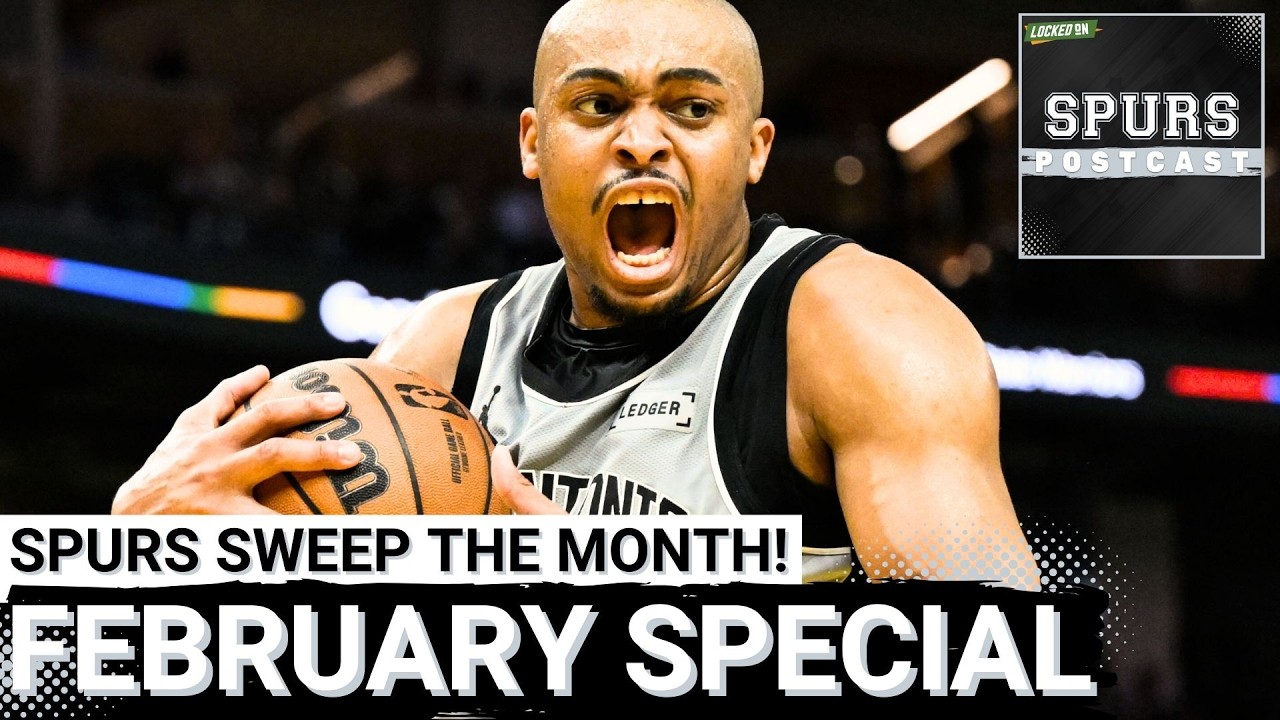 SPURS POSTCAST: 11-GAME WIN STREAK clinches PERFECT February in win over Nets | Champagnie ERUPTS
