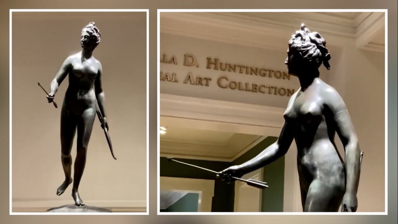 Diane Chasseresse (Diana the Huntress), 1782 (Bronze Sculpture) by Jean-Antoine Houdon