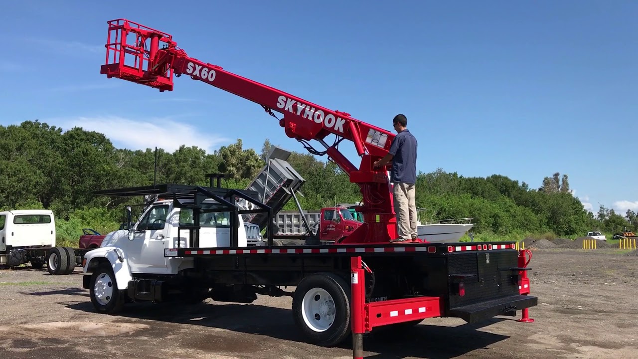 Sign Crane Truck SKYHOOK SX60 For Sale All Points Equipment - 941-685-1141