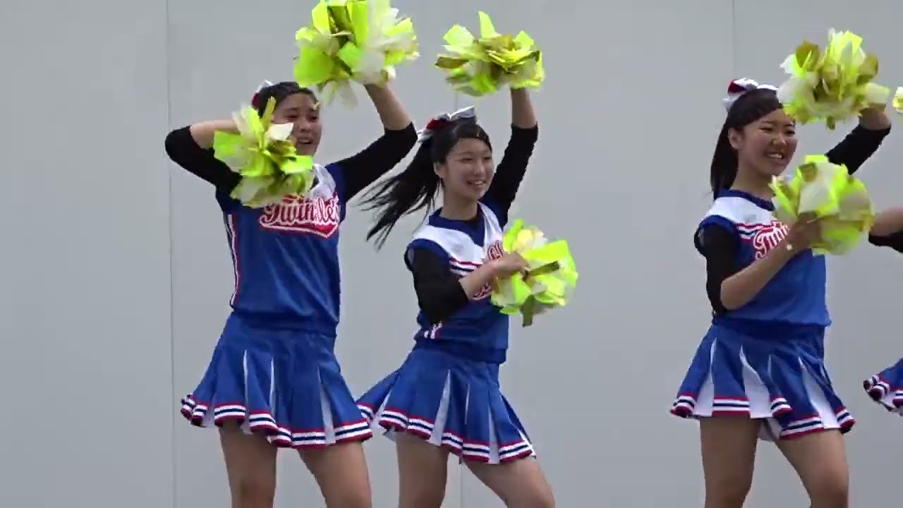 水戸商業高等学校　チアダンス部　ブルートゥインクルズ　【1回目】　🌟いばらき都市緑化フェスティバルin偕楽園