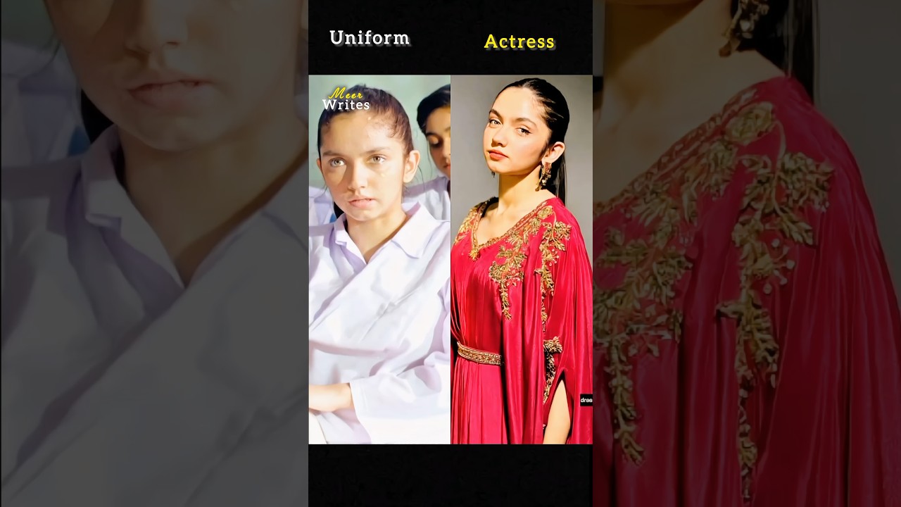 Pakistani Actress Uniform Look ❤️😎💯 #pakistaniactress #ainaasif #laibakhan