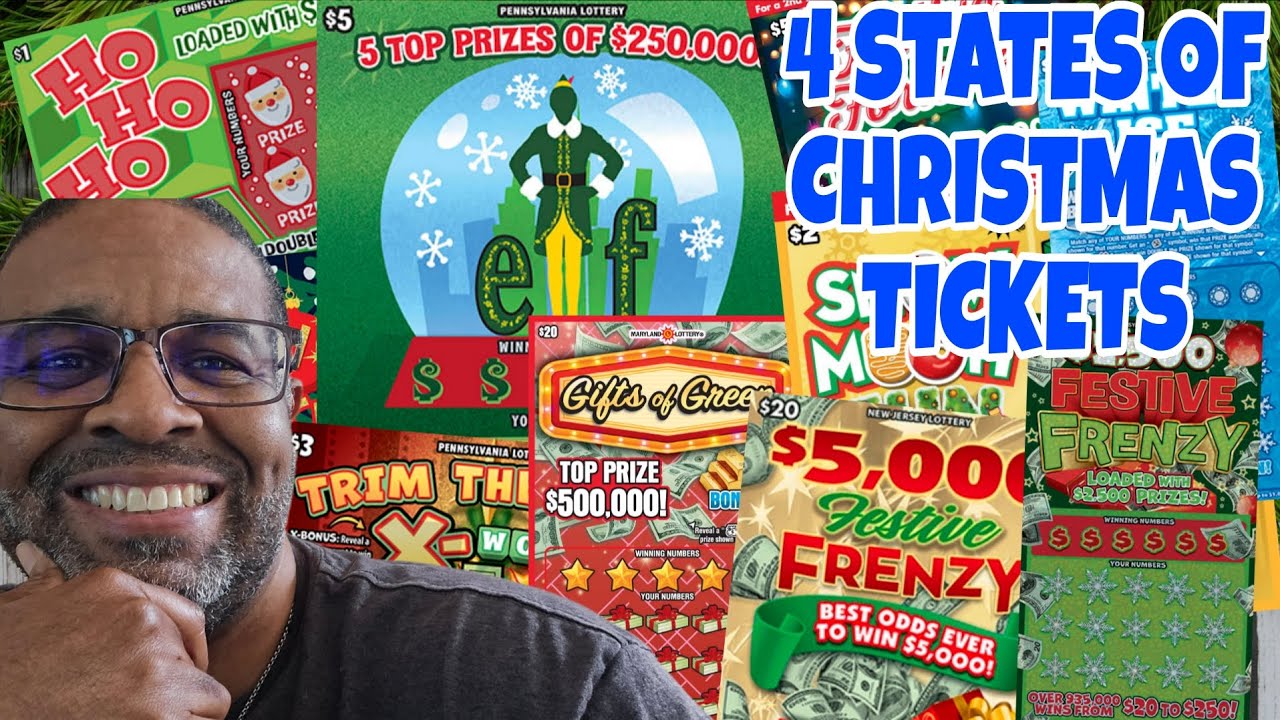 All the Christmas Scratch Off Tickets from pa lottery, md lottery, nj lottery and Delaware lottery
