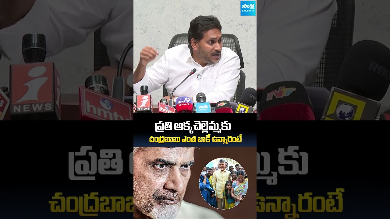 ప్రతి అక్కచెల్లెమ్మకు చంద్రబాబు బాకీ ఎంతంటే..!