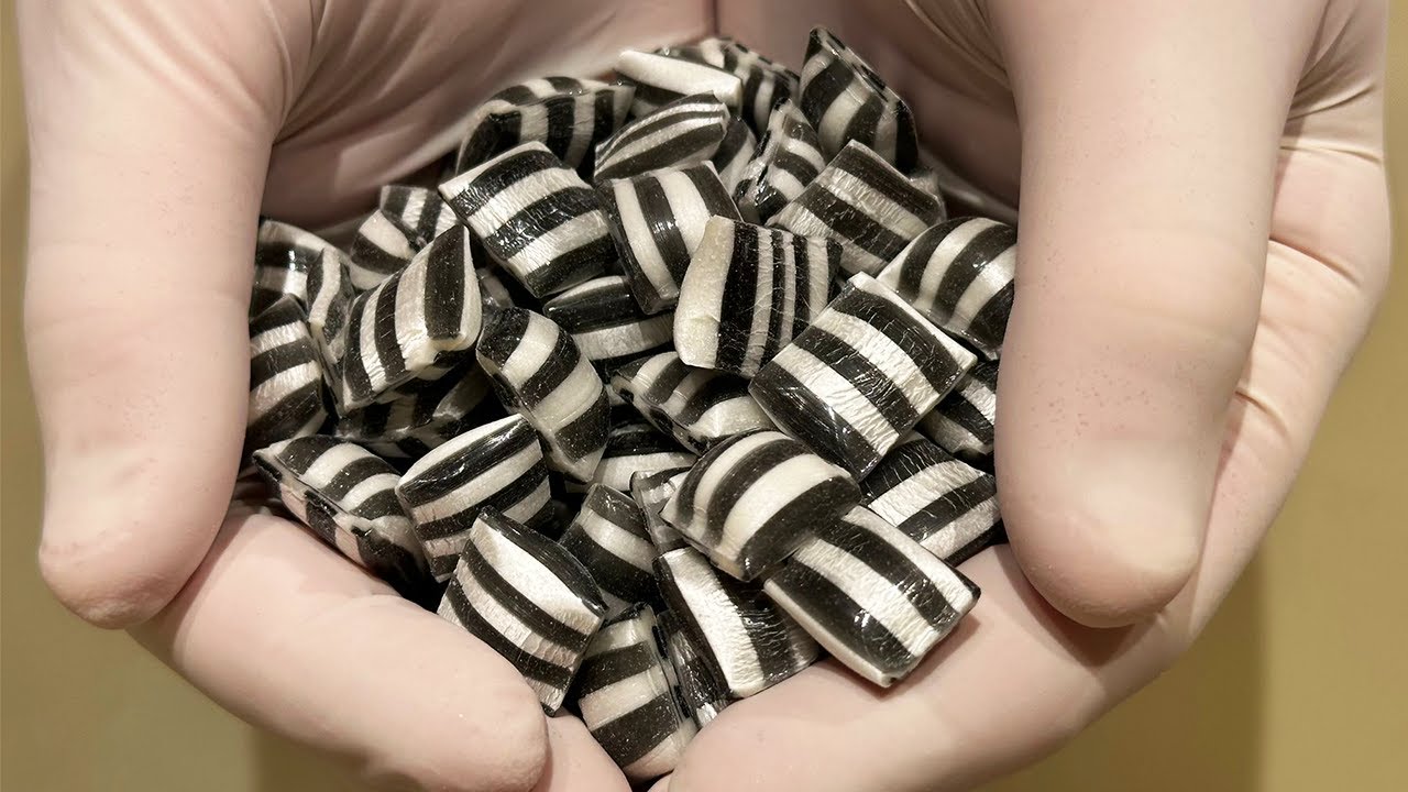 Satisfying and Calming Licorice Candy Making