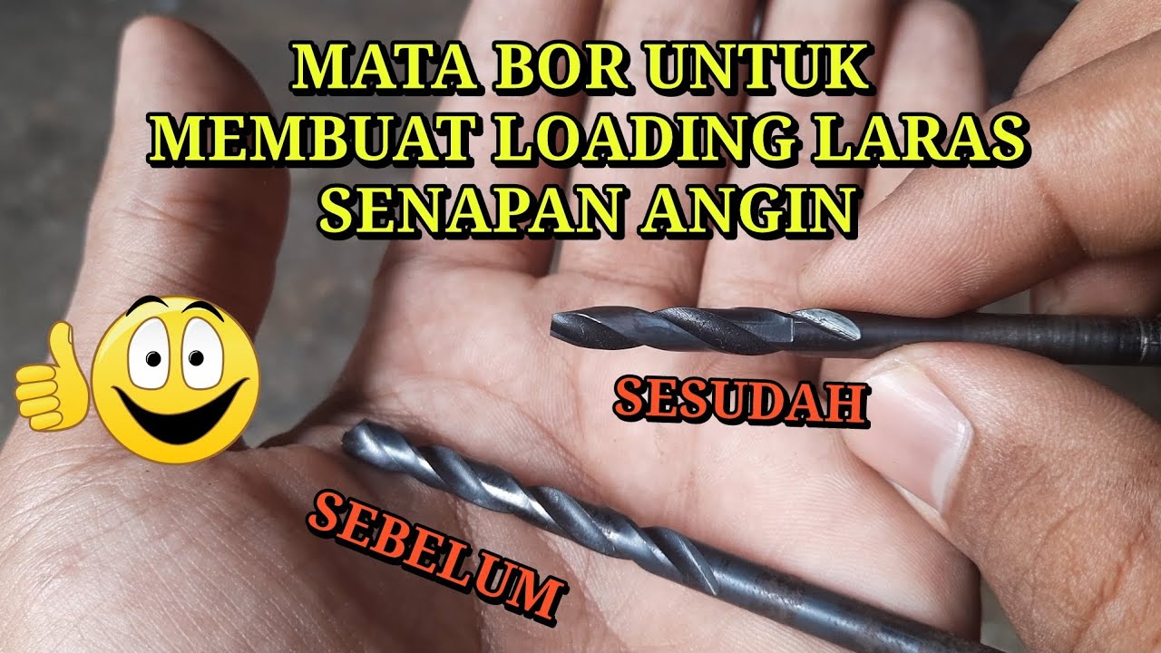MATA BOR UNTUK MEMBUAT LOADING LARAS SENAPAN ANGIN | REAMER TIRUS 5-4 MM