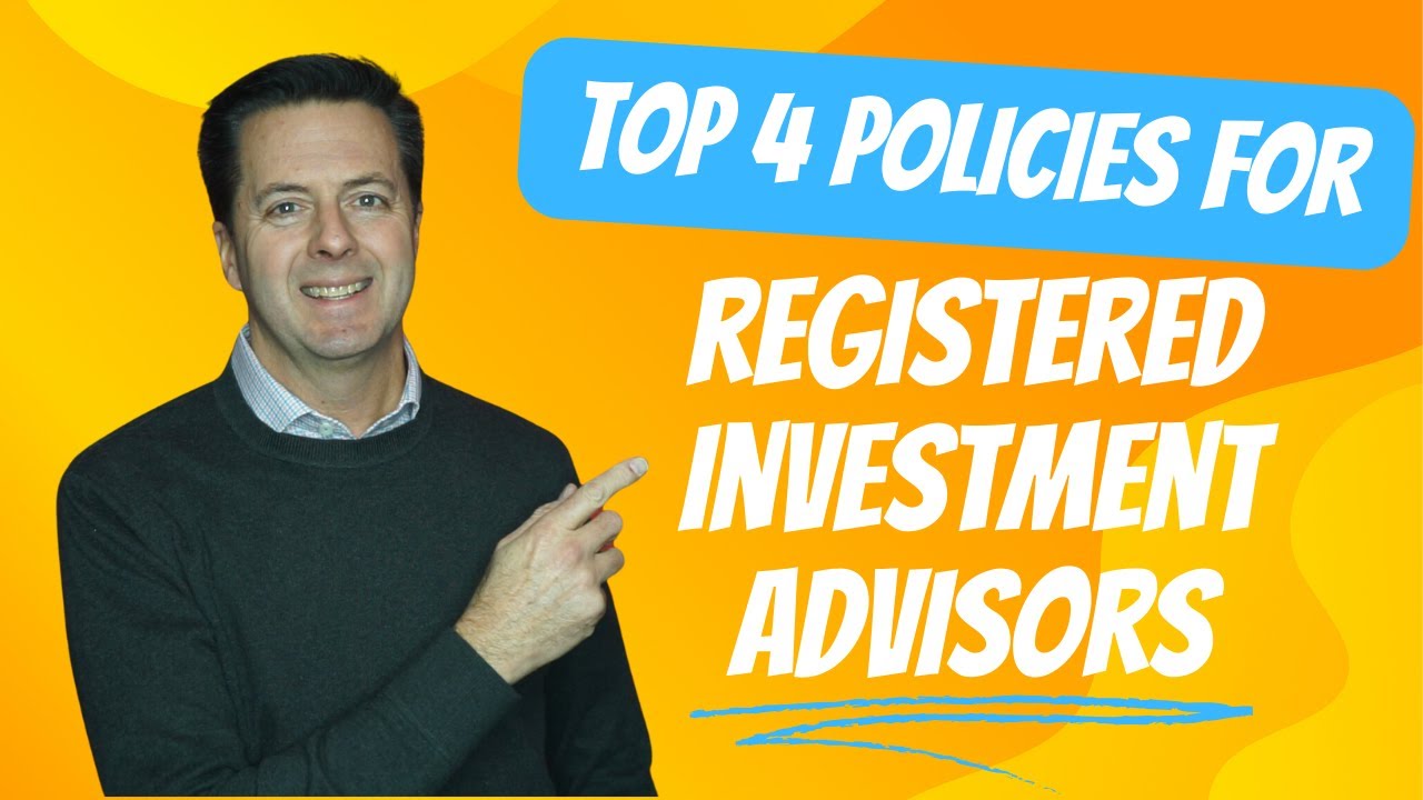 Insurance for Registered Investment Advisors - Top 4 policies every RIA needs