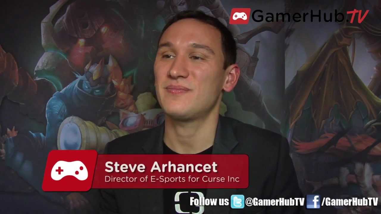 Team Curse Manager Steve Arhancet at the Curse Gaming House in Los Angeles