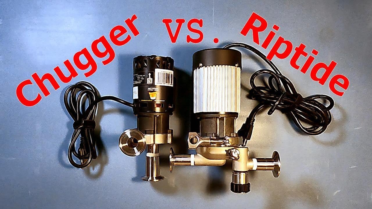 Chugger vs Blichmann Riptide brewing pump shootout!