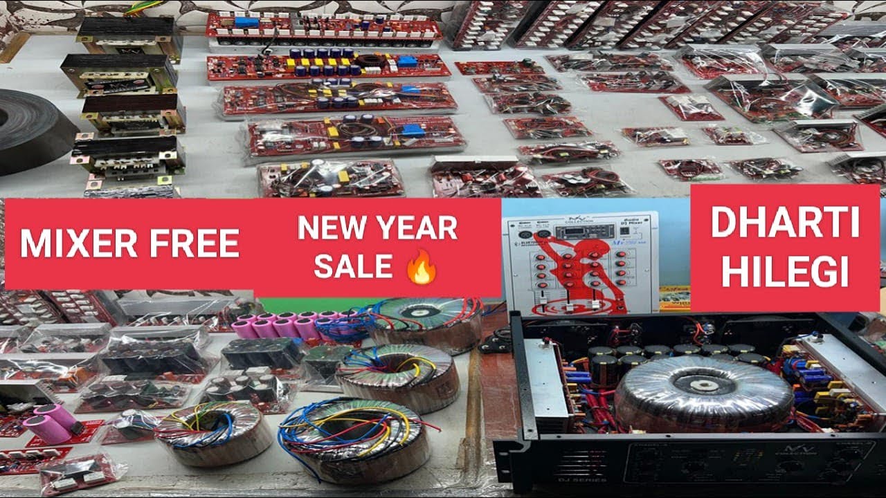 DJ KI MAHA SALE NYE SAAL PR BHARI CHOOT / DHARTI HILEGI DISCOUNT KE SAATH / MV COLLECTION