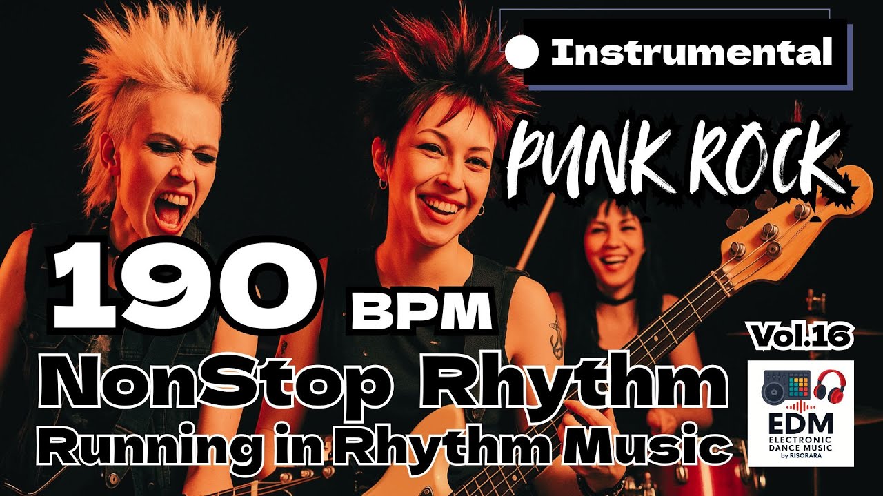 🎸 [190 BPM 190]   Running Music MIX | Workout Motivation | Metronome Synced | Gym Motivation