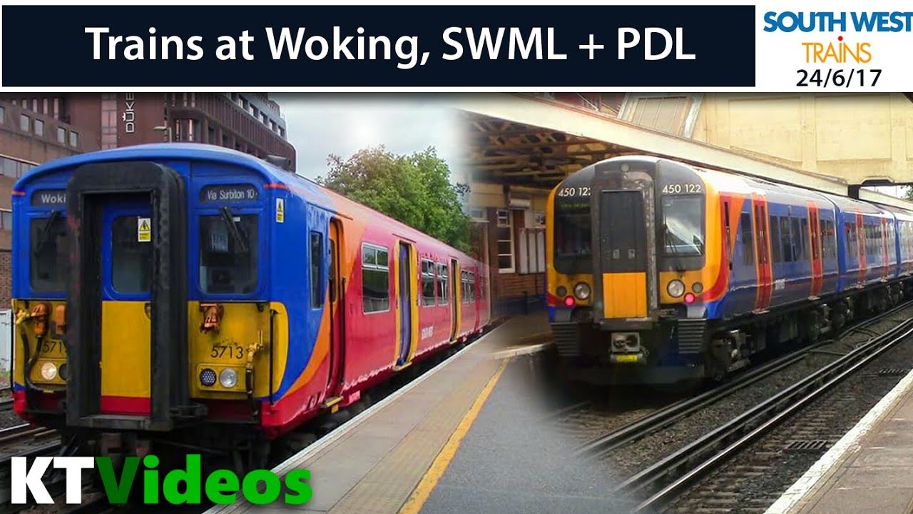 Trains at Woking, SWML + PDL (1,500 subscriber special: Part 4) - 24/6/17