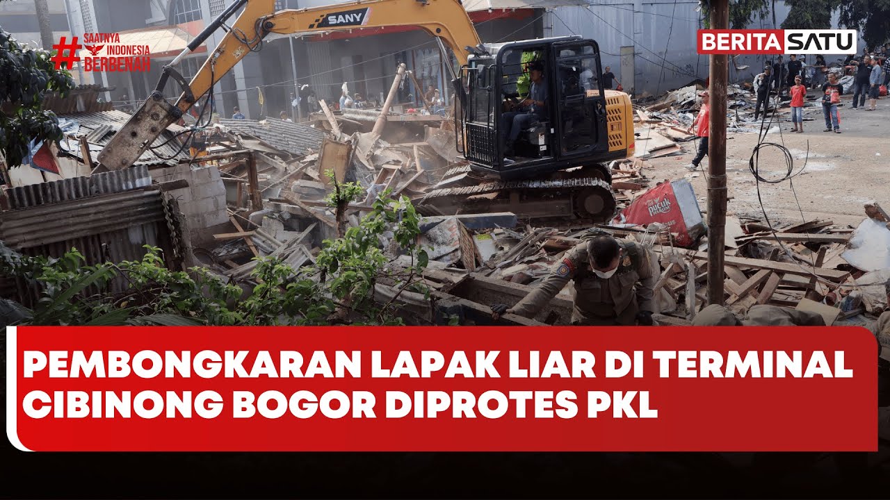 Pembongkaran Lapak Liar di Terminal Cibinong Bogor Diprotes PKL #Beritasatu