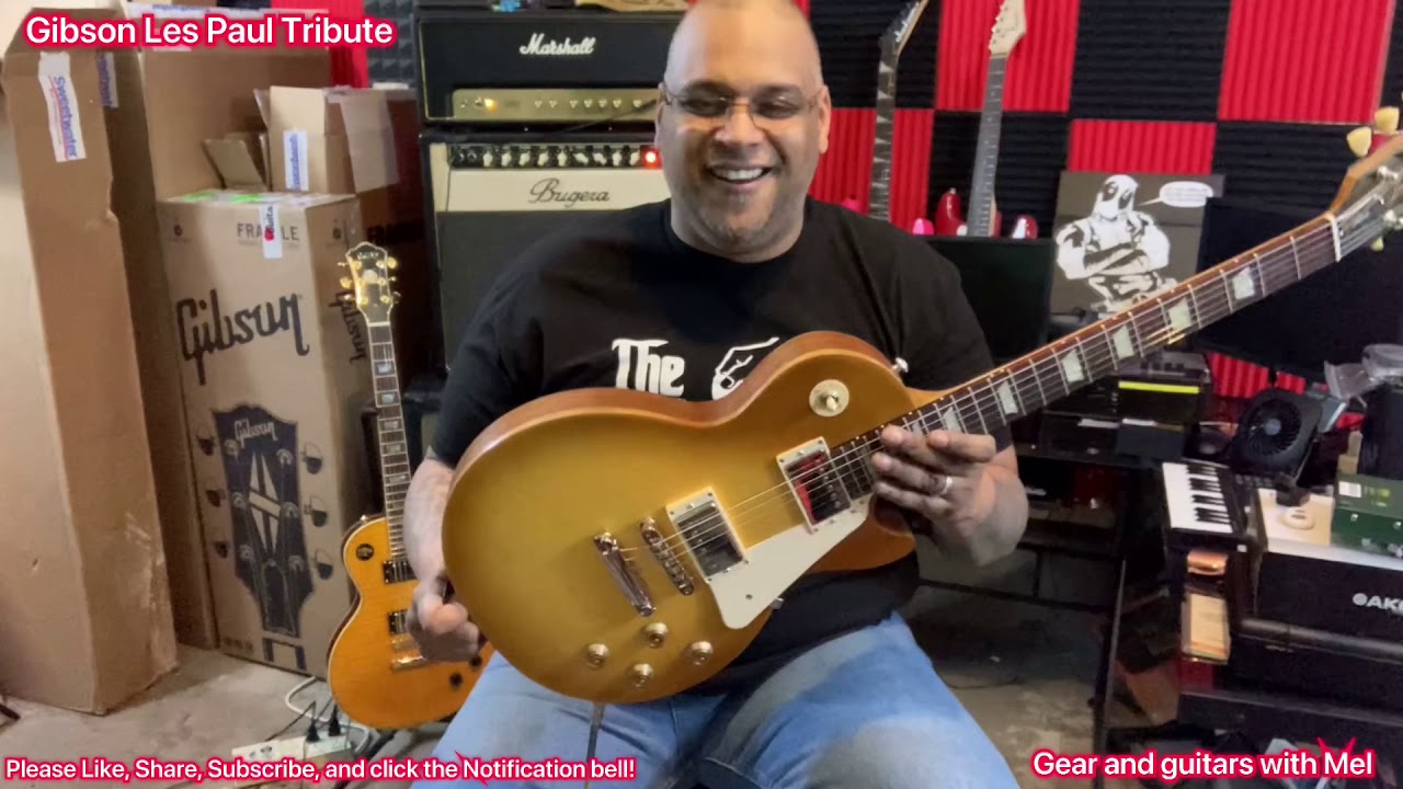 Honeyburst Gibson Les Paul Tribute.