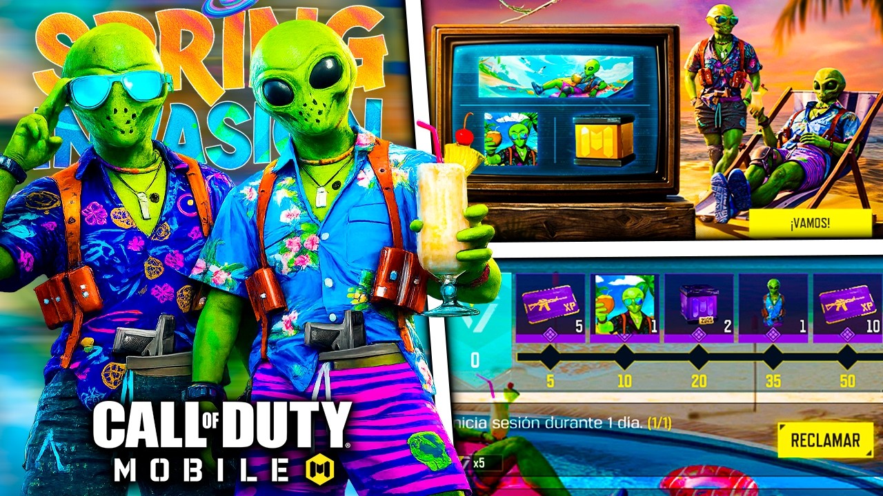 RECLAMA YA!! SKINS de ALIENS 100% GRATIS en COD MOBILE