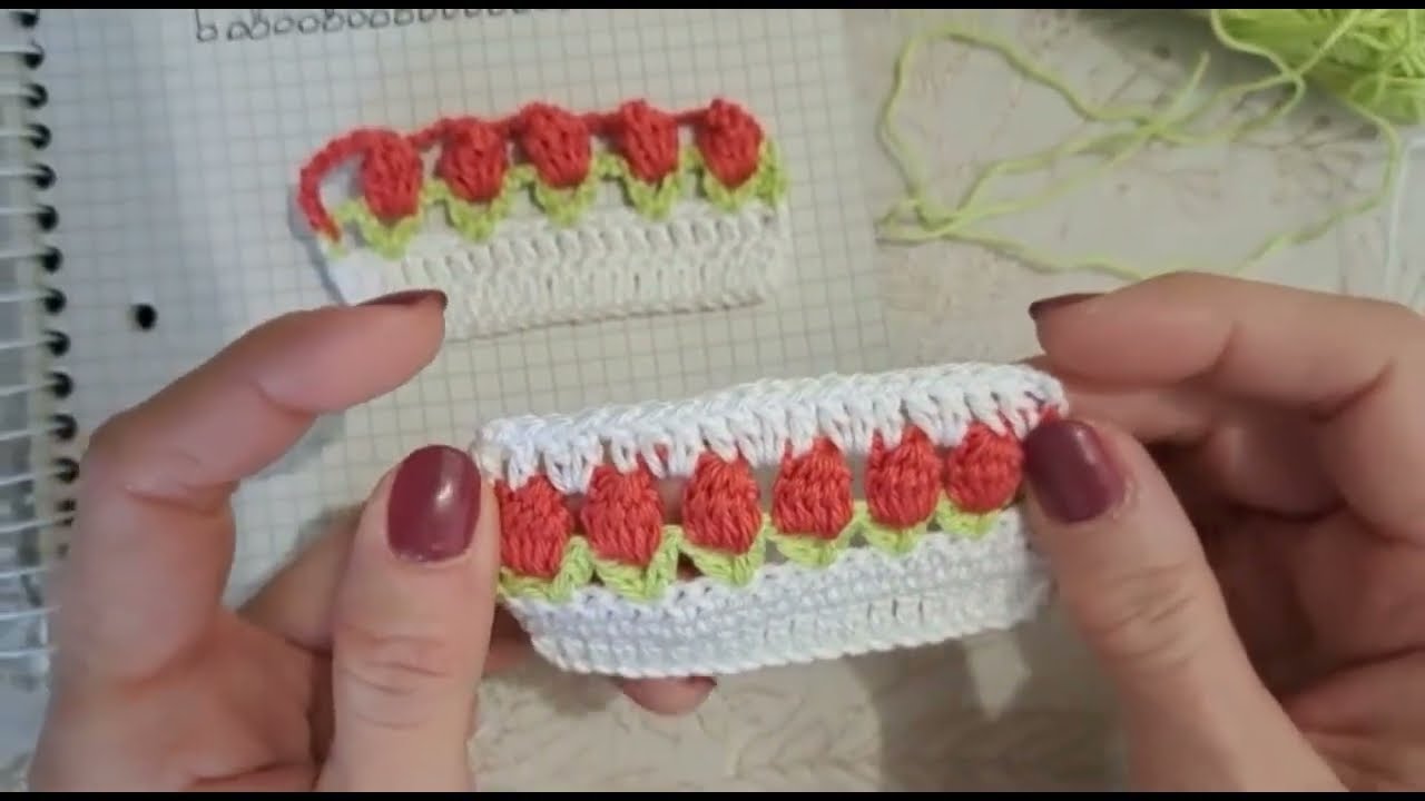 TUTORIAL ZIA LAURA punto tulipani all'uncinetto