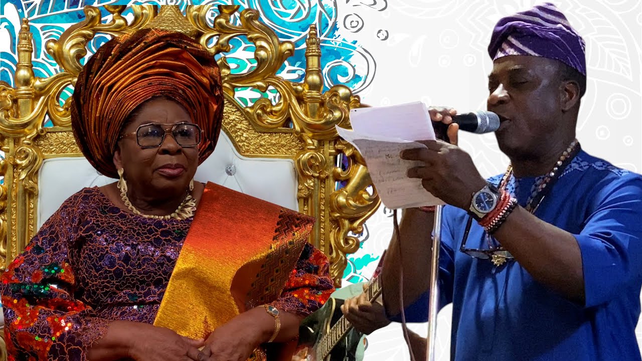 WASIU AYINDE DAZZLE CLASSICAL FUJI AT MRS KIKELOMO 80TH BIRTHDAY