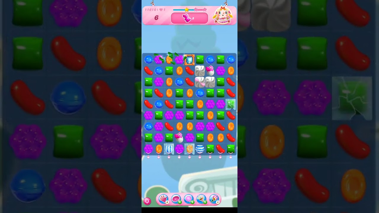 candy crush saga level 11616⭐⭐⭐