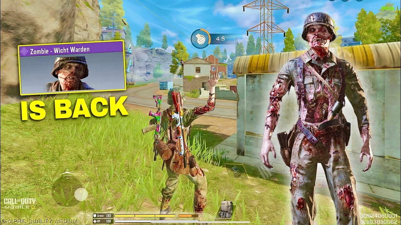 EVERYONE’S FAVORITE ZOMBIE WICHT WARDEN IS BACK 😍 IN COD MOBILE