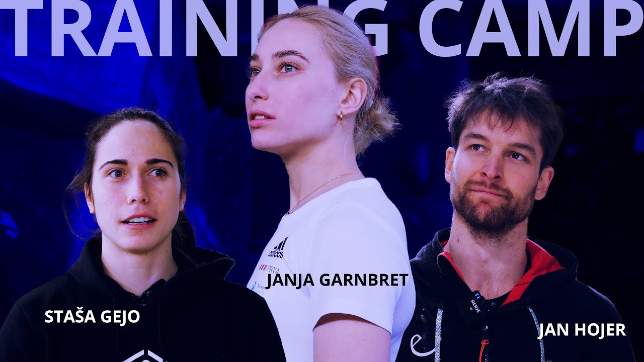 Pro Climbers preparing for the Bouldering World Cup
