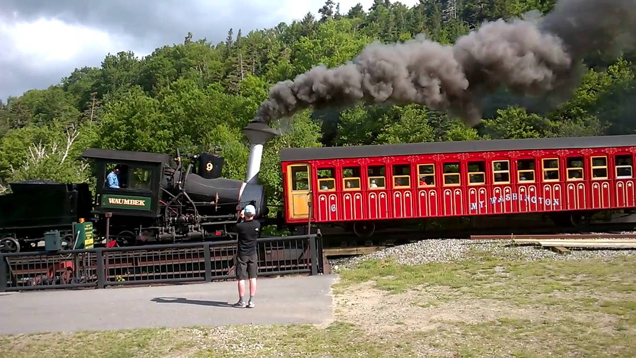 Cog Railway / Kolej Zębata - Mount Washington NH USA; Steam Engine