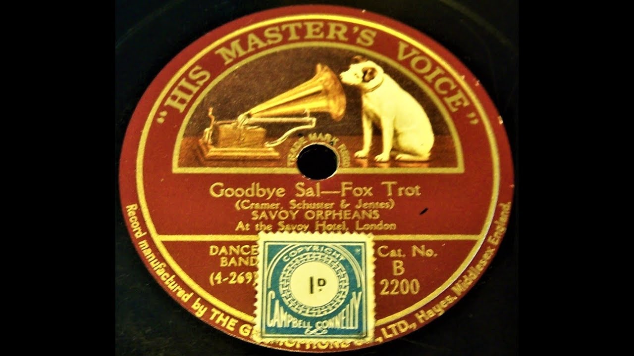 Goodbye Sal - Savoy Orpheans (1925)