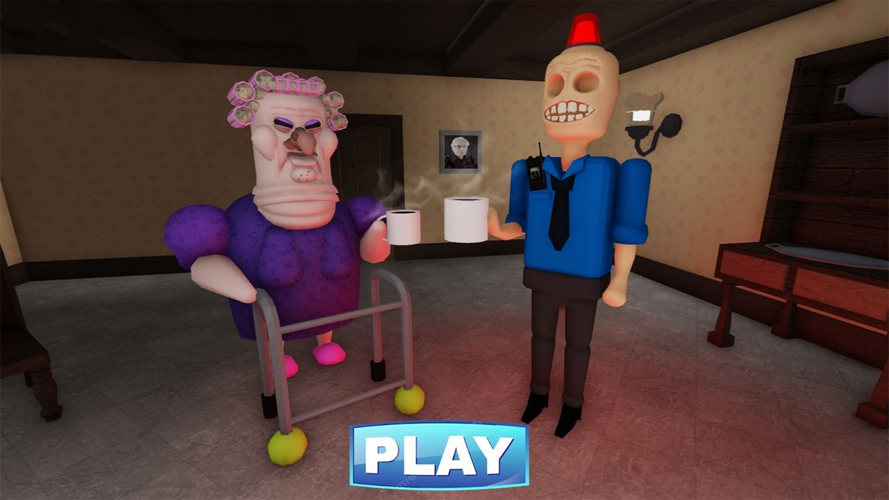 GRUMPY GRAN DRINK COFFEE WITH SIREN COP'S !! WALKTHROUGH GAMEPLAY #roblox