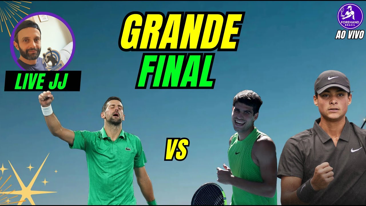 Djokovic faz o impossível e enfrenta Alcaraz | Guto Miguel faz boa campanha | AO VIVO