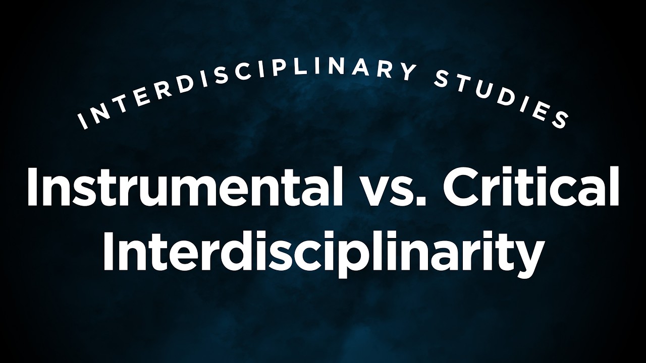 Interdisciplinary Studies - Lecture 1 - Part 1