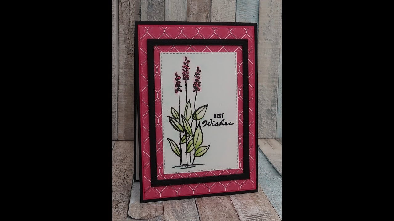 Watercolouring with Stampin' Write Markers using Soft Spring from Stampin' Up!