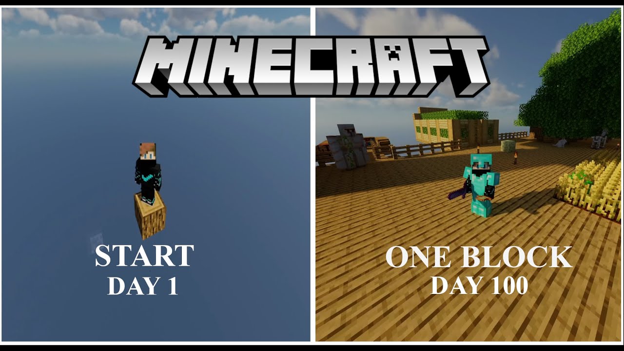 Spędziłem 100 Dni w Minecraft One Block... i Stało Się To.