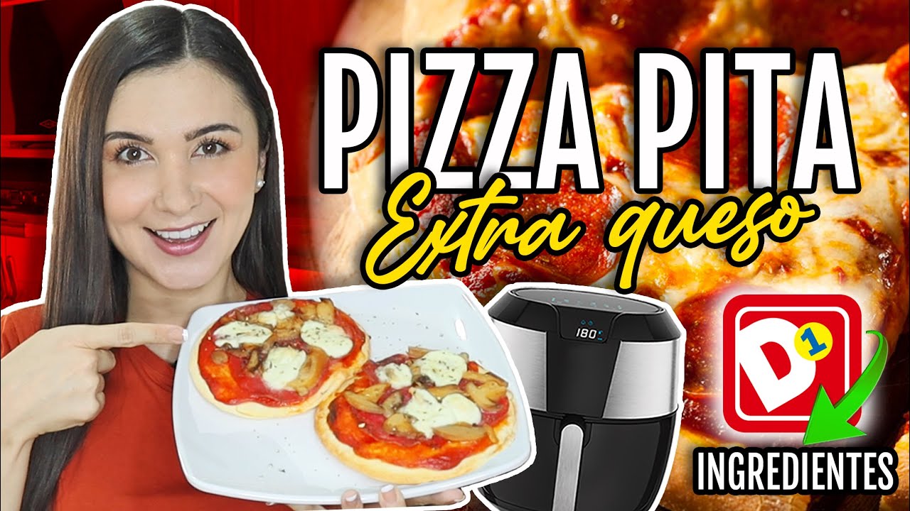 Deliciosa PIZZA PITA 🍕  solo con ingredientes del #D1 | Do It! Laura