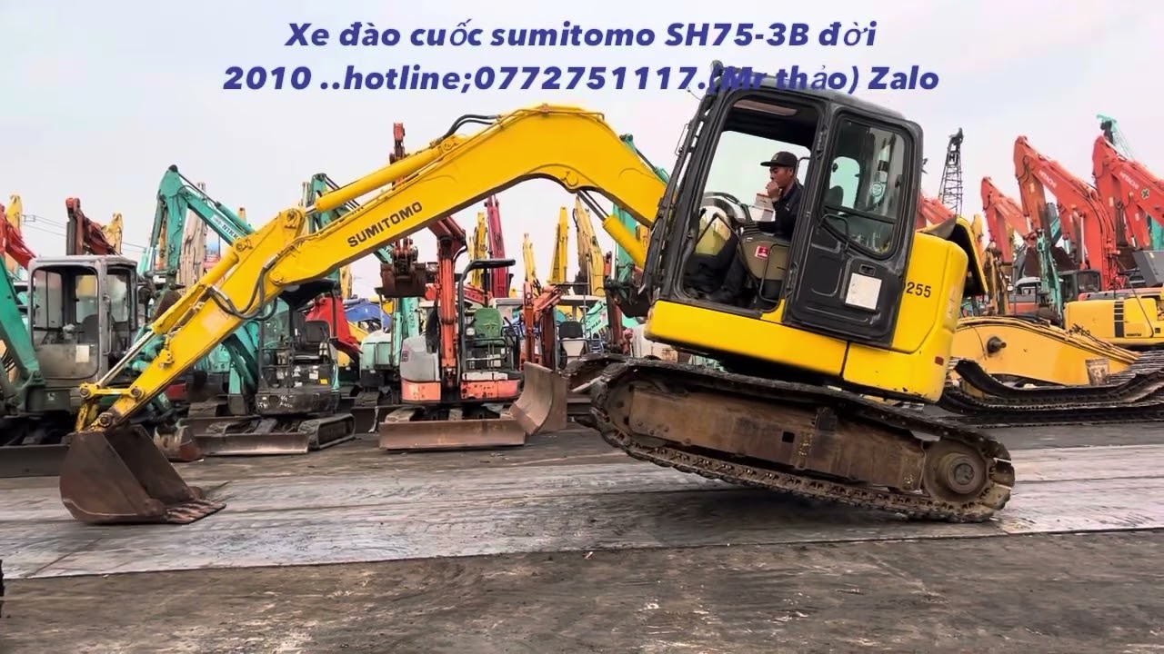 Xe cuốc đào  (đã bán)sumitomo SH75-3B đời 2010 siêu chất ..hotline;0772751117.(Mr thảo) Zalo ,Viber