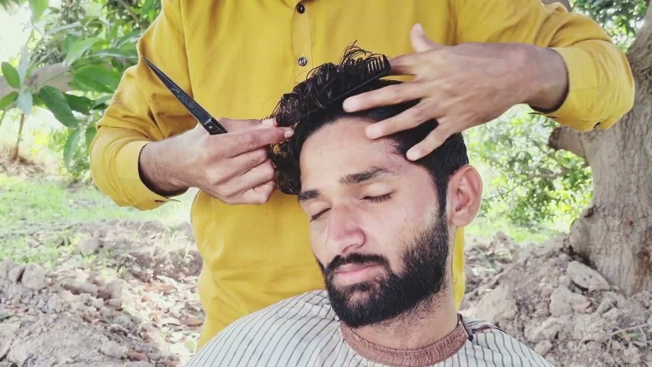 Relaxing ASMR Haircut ✂️ Only Top Hair Cutting | Satisfying Barber Sounds