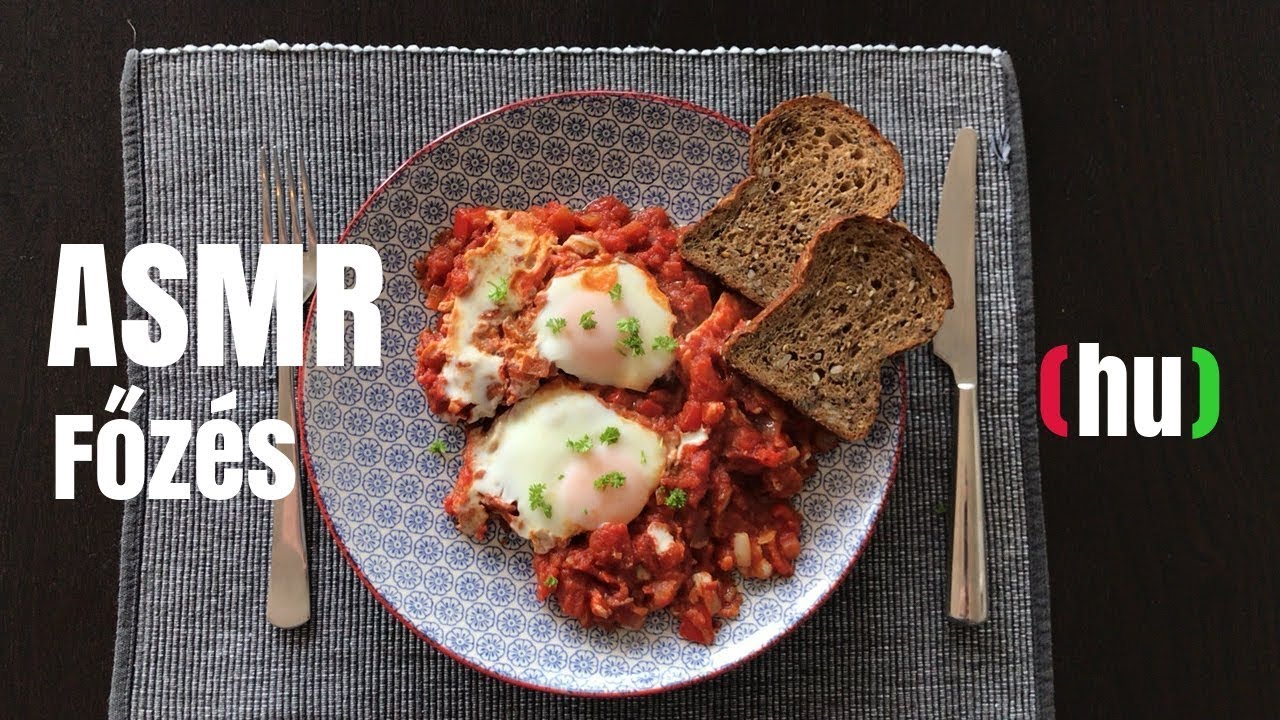 ASMR - Főzés: Shakshuka (suttogás)