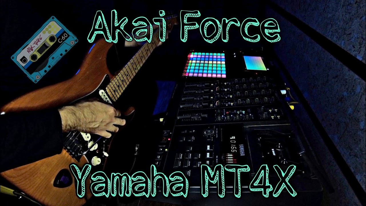 Akai Force | Yamaha MT4X | Ambient Guitar Live Perfomance