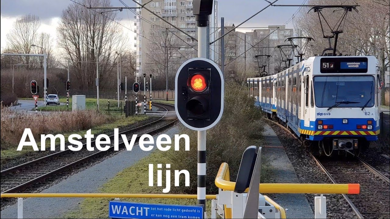 Amstelveenlijn | Sneltram Amsterdam | Light rail | Stadtbahn | GVB Metro 51 en tram 5 | Afscheid