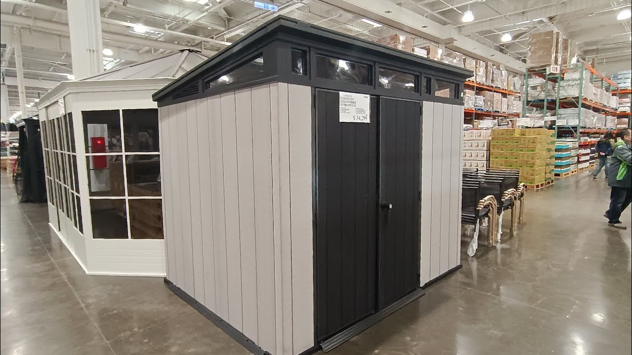 【好市多Costco儲藏屋系列】Keter Cortina 9x7 呎Modern Shed長279寛218高226CM