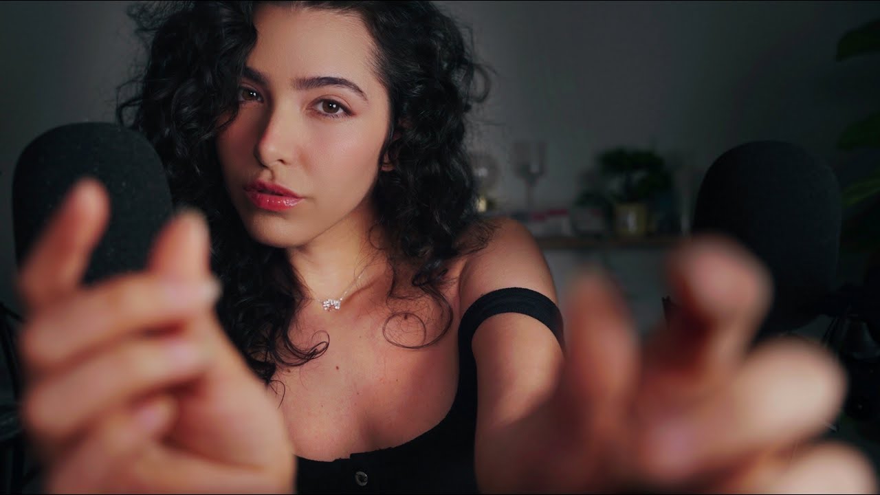 ASMR Touching Your Face While I Whisper for Deep Sleep 💤