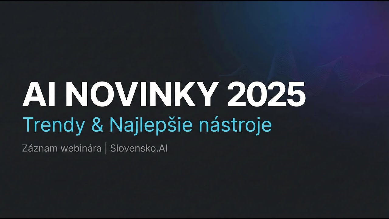Novinky v umelej inteligencii 2025 – Najlepšie AI nástroje, ChatGPT, Gemini a trendy