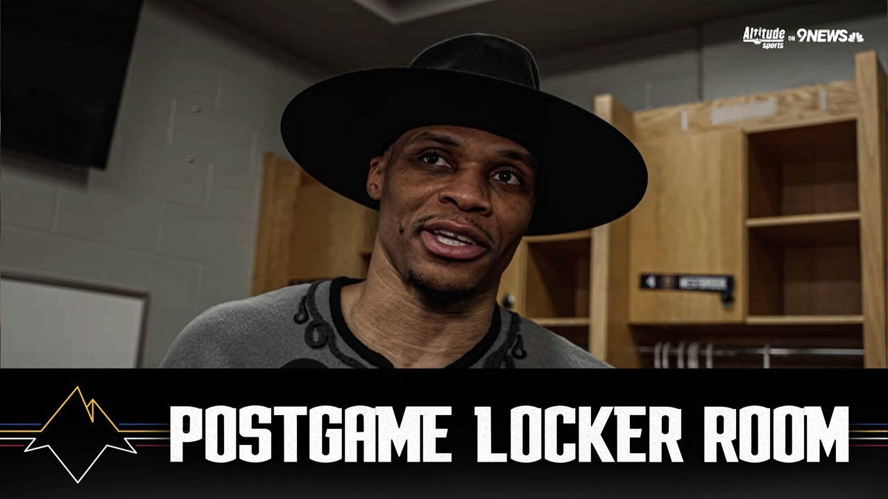 Russell Westbrook Postgame Locker Room vs. OKC 🎙️ Game 1 | 2025 NBA Playoffs