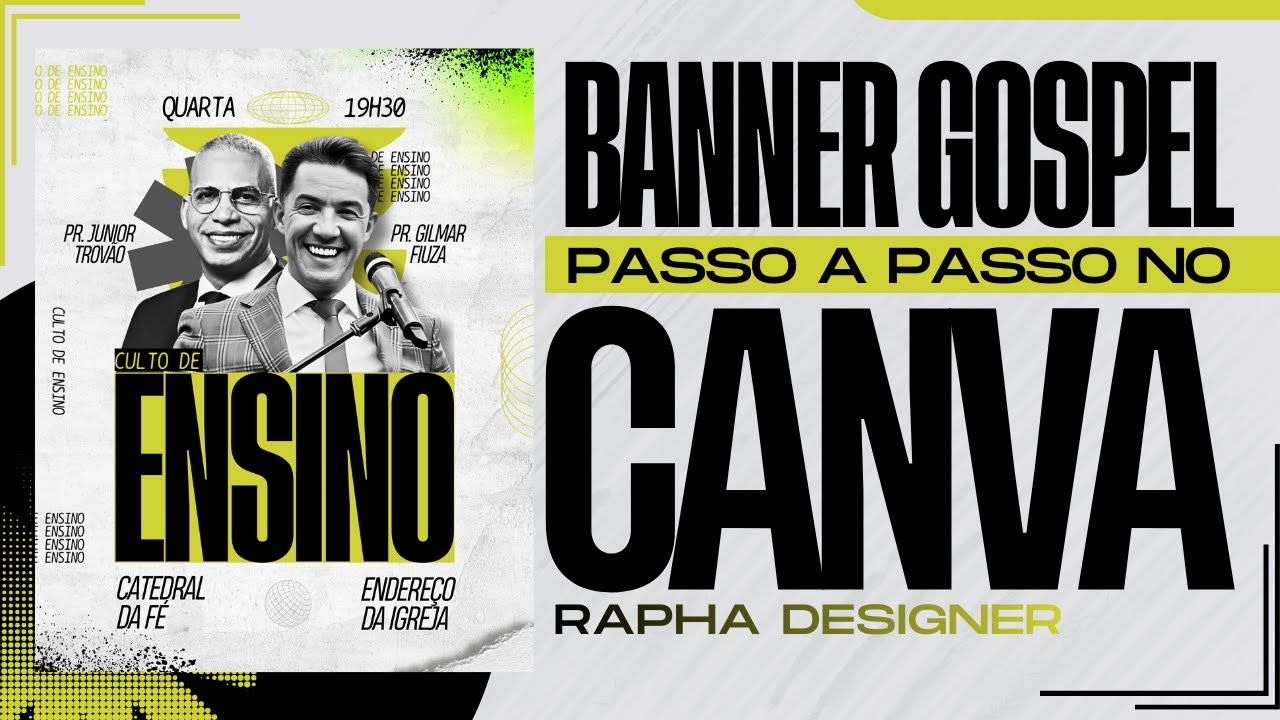 Como Criar um Flyer Gospel INCRÍVEL no Canva (Fácil e Rápido!)
