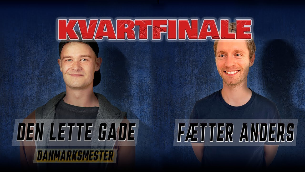 Den lette gade vs Fætter Anders - DM i Freestyle rap 2023
